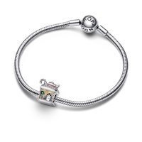 Charm Pandora Donna Pandora Moments in Argento Zirconia 792363C01 - 792363C01